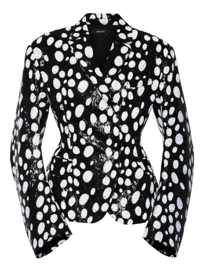 ANOUKI ANOUKI sequinned suit - Blackの商品画像