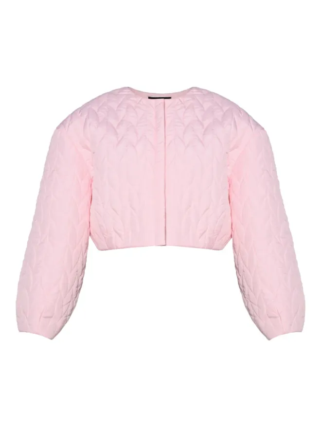 ANOUKI ANOUKI 刺繍入りキルテッドボンバー ジャケットの商品画像