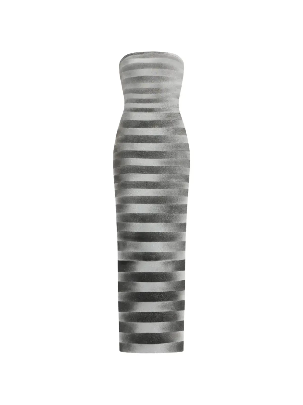 Hervé Léger ストライプ柄ストラップレスドレス - 画像1