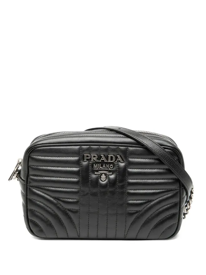 Prada Pre-Owned Prada ビンテージ Diagramme カメラバッグ クロスボディ ブラックの商品画像