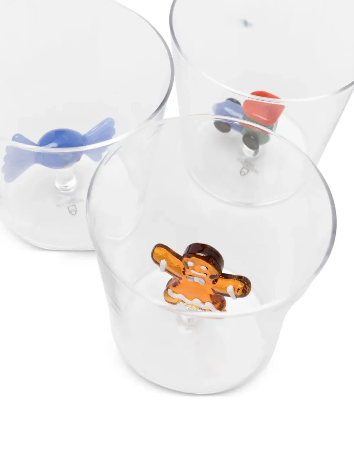 Ichendorf Milano クリスマス3Dディテールグラス（6客セット） - ホワイト - 画像3