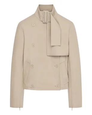 Courrèges バックルディテール・ボタン付きトレンチジャケット - サムネイル1