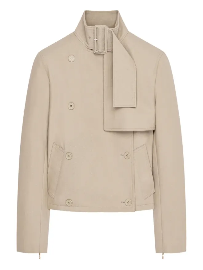 Courrèges Courrèges バックルディテール・ボタン付きトレンチジャケットの商品画像