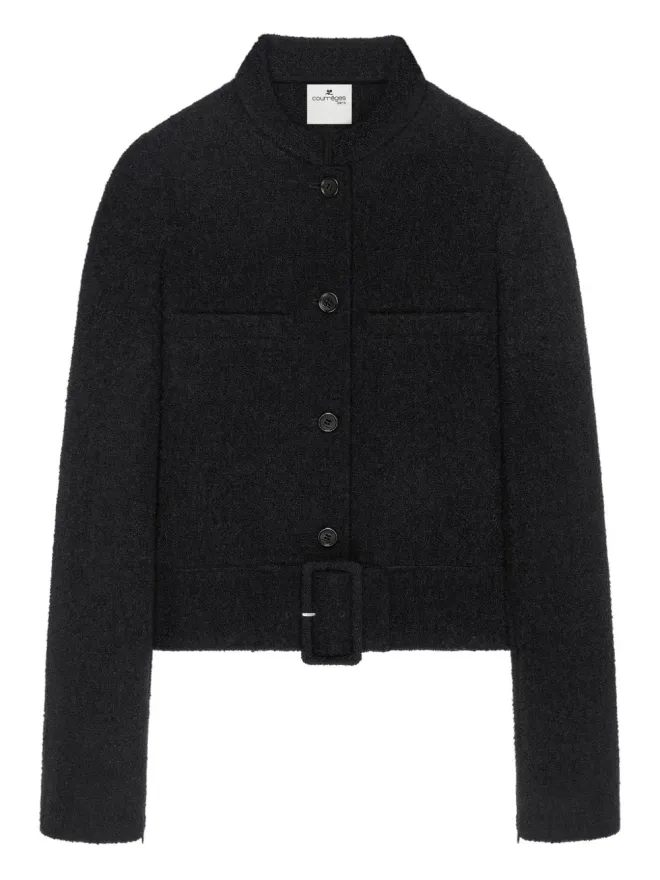 Courrèges Courrèges バックルディテール ツイードジャケットの商品画像