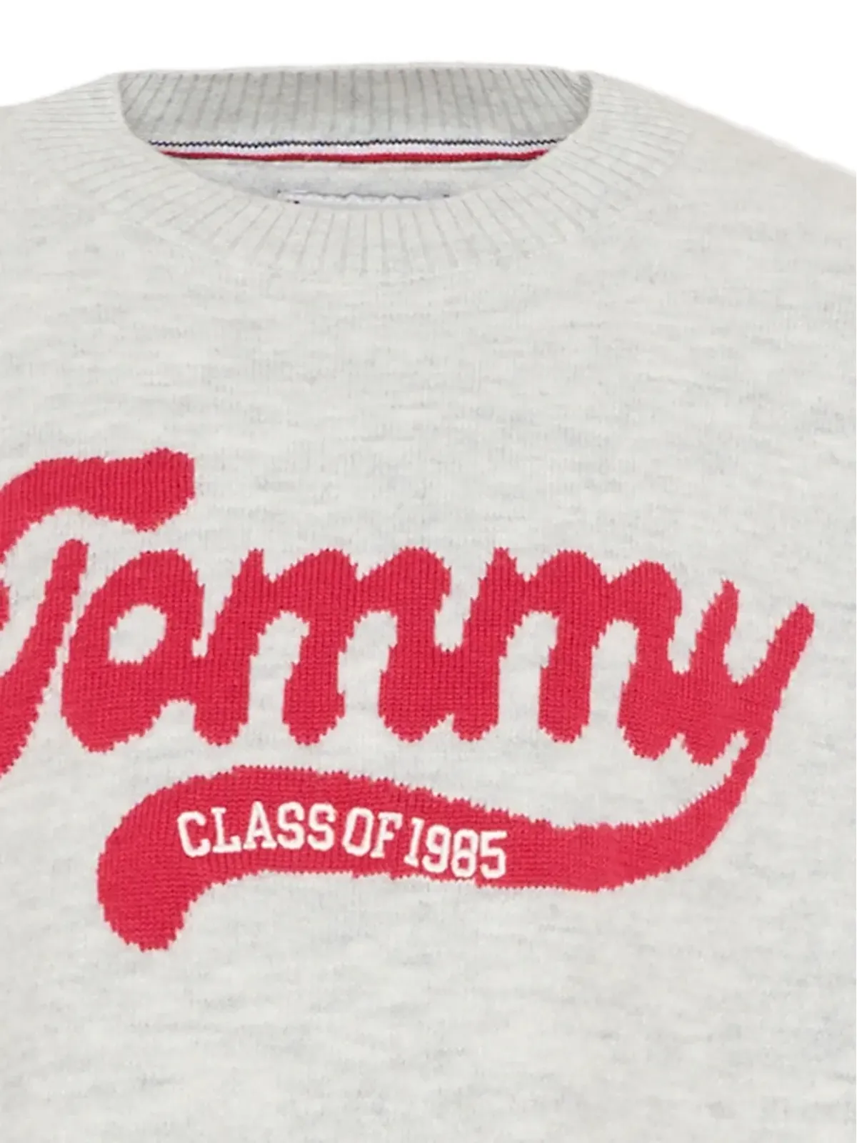 Tommy Hilfiger Junior ロゴ入りインターシャ クルーネックトップ - 画像4