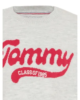 Tommy Hilfiger Junior ロゴ入りインターシャ クルーネックトップ - サムネイル4