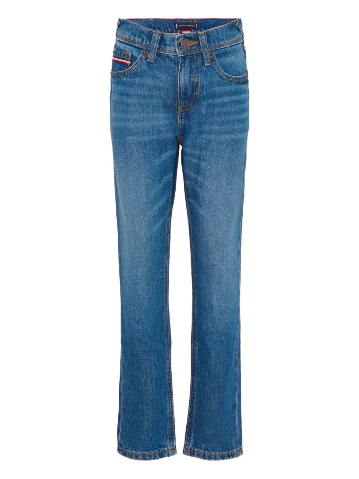 Tommy Hilfiger Junior ベルトループ付きファイブポケットジーンズ - Blue - 画像1