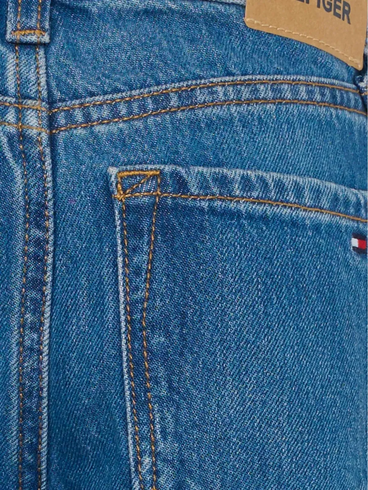 Tommy Hilfiger Junior ベルトループ付きファイブポケットジーンズ - Blue - 画像3