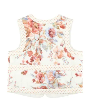 ZIMMERMANN Kids Awaken 花柄ジレ - Neutrals - サムネイル2