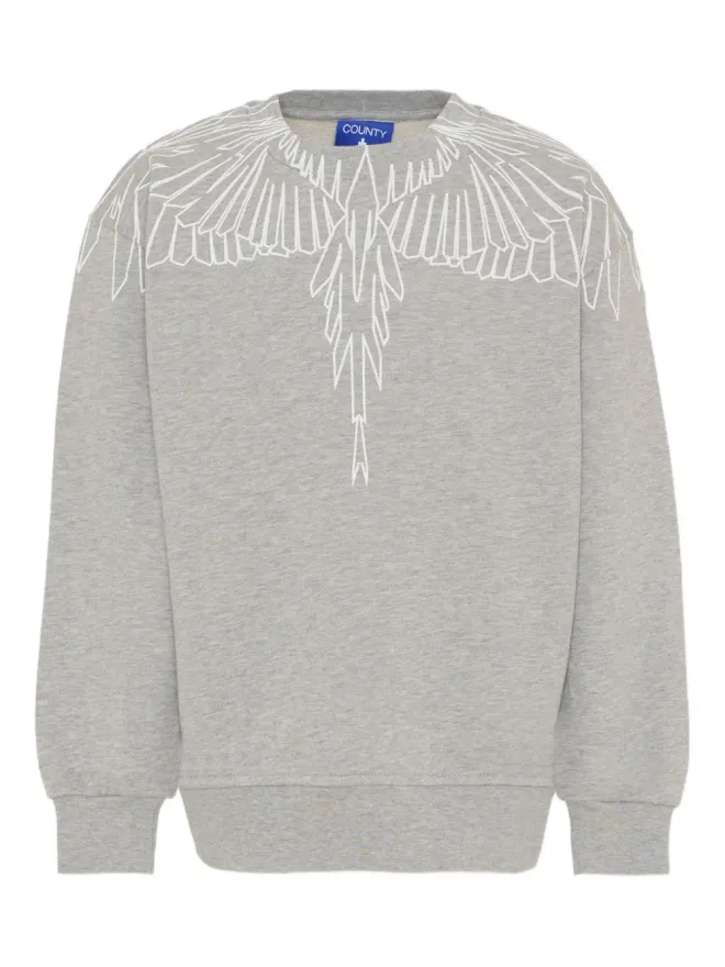 COUNTY OF MILAN KIDS COUNTY OF MILAN KIDS グラフィックプリント クルーネック スウェットシャツの商品画像