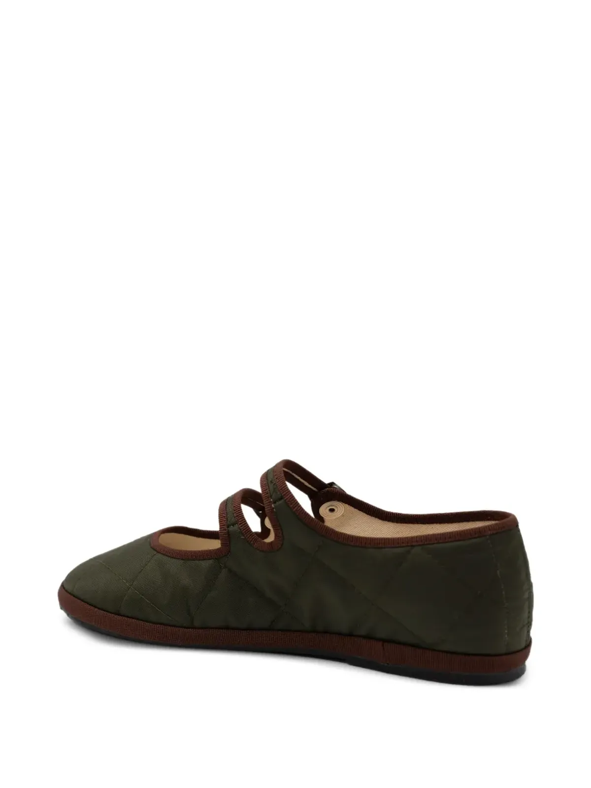 Gondolina Acqua Alta Mary Jane キルテッド ダブルレース バレエフラット - 画像3