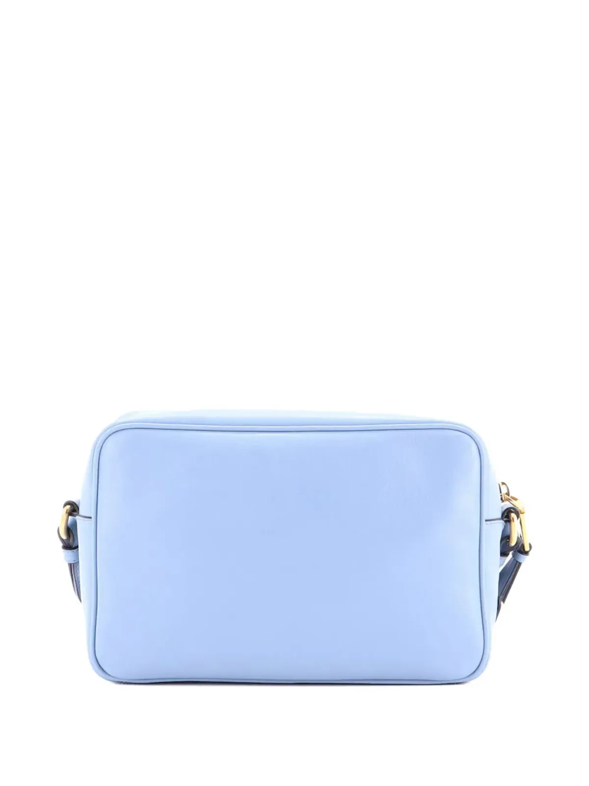 Prada ビンテージ ロゴ カメラバッグ エンボスレザー 小型 クロスボディ バッグ - ブルー - 画像2