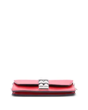 Prada ビンテージ Elektra ウォレット・オン・チェーン スタッズ入りレザー クラッチバッグ - レッド - サムネイル2
