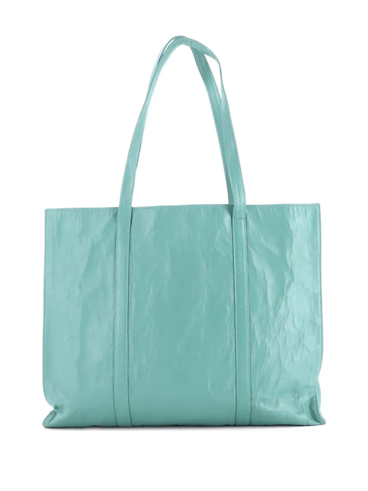 Prada ビンテージ ショッパー ナパ アンティーク トートバッグ - グリーン - 画像2