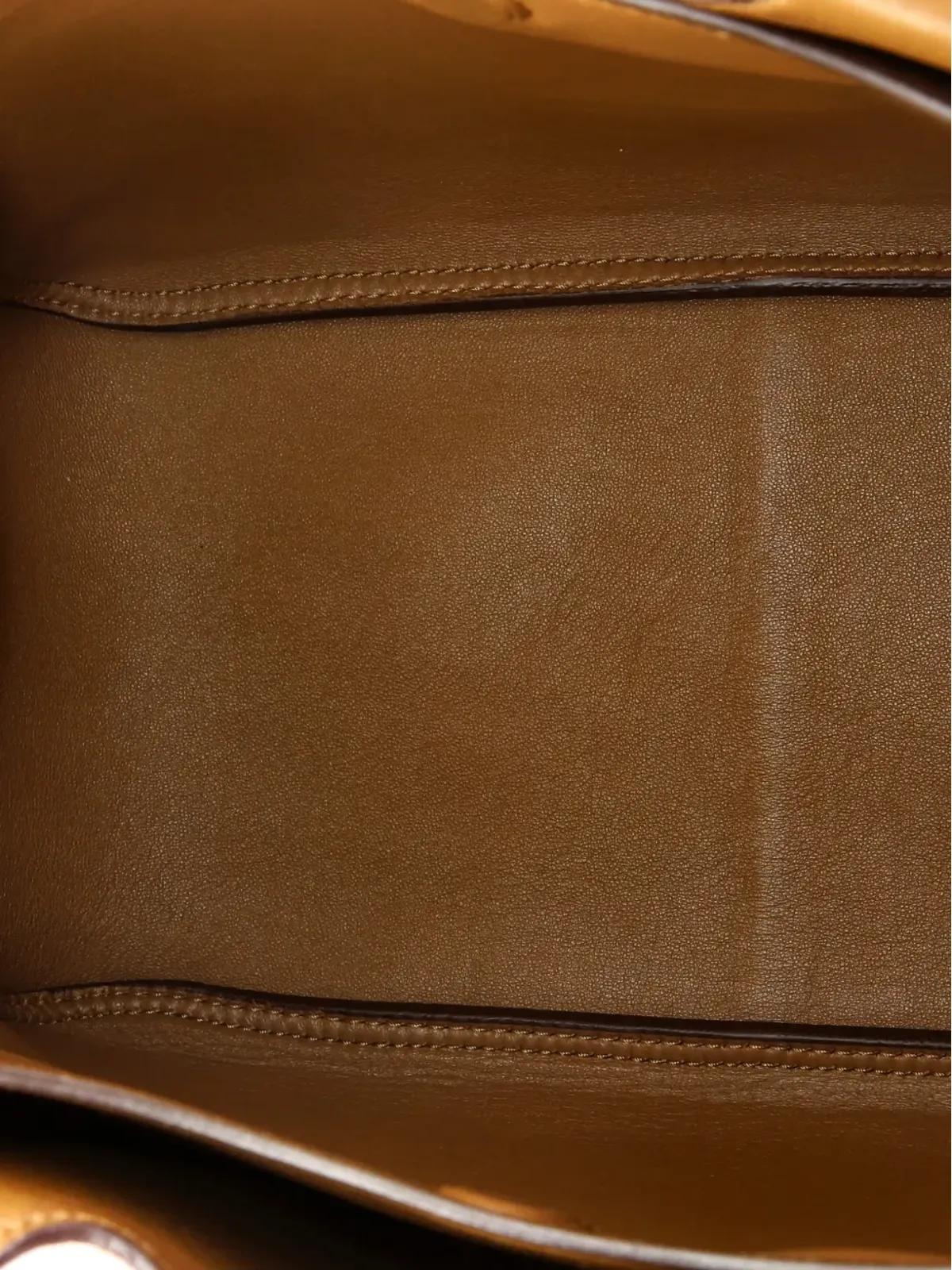 Prada ビンテージ Flou Dynamique Open Vitello Daino 小型トートバッグ - オレンジ - 画像5