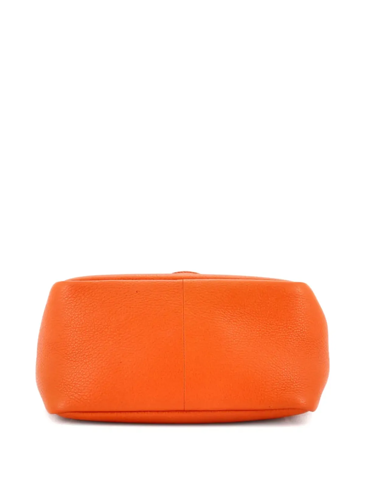 Prada ビンテージ Flou Dynamique Open Vitello Daino 小型トートバッグ - オレンジ - 画像4