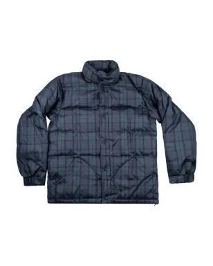 Stüssy チェック柄ダウンシャツジャケット ブルー - サムネイル1