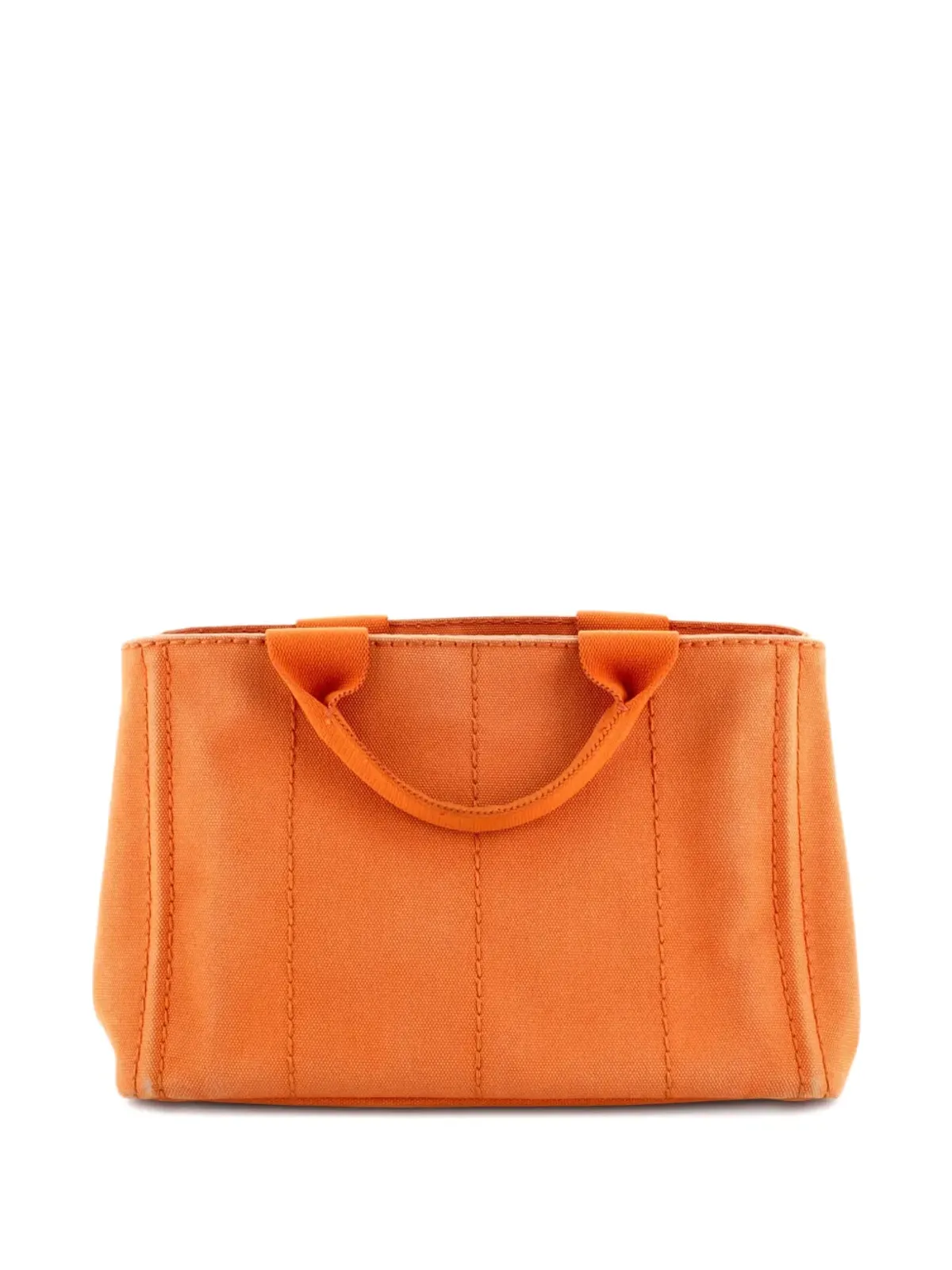 Prada Pre-Owned カナパ コンバーチブル キャンバス ミニ トートバッグ - 画像2