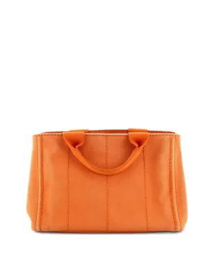 Prada Pre-Owned カナパ コンバーチブル キャンバス ミニ トートバッグ - サムネイル2