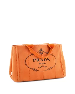 Prada Pre-Owned カナパ コンバーチブル キャンバス ミニ トートバッグ - サムネイル3