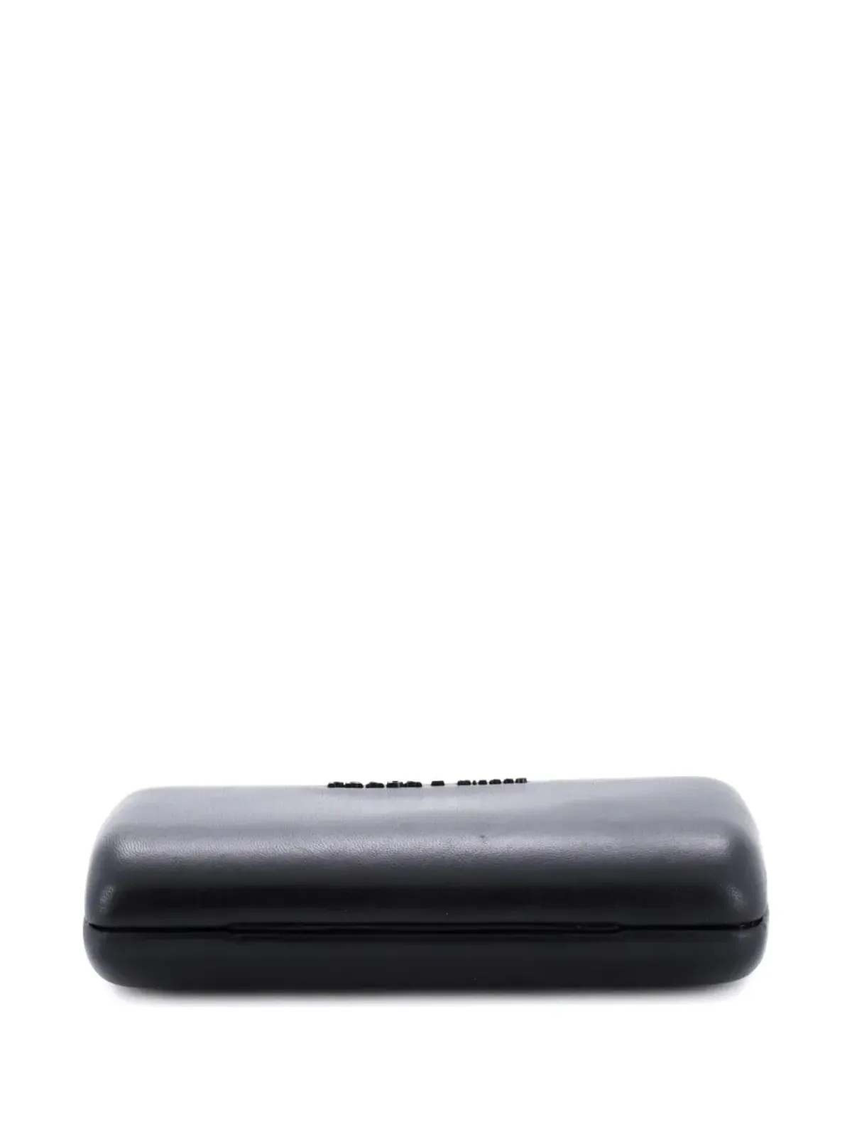 Prada ビンテージ ロゴ入り コンバーチブル チェーン ボックス レザー クラッチバッグ - ブラック - 画像3