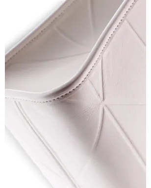 Prada ビンテージ Symbole Shopper エンボスレザー ミディアム トートバッグ ホワイト - サムネイル4