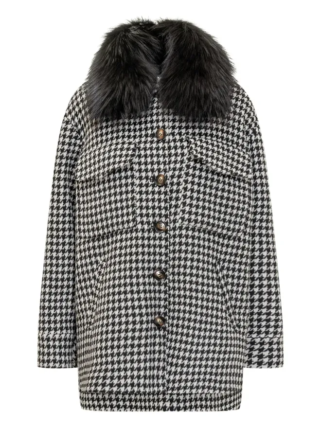 Ava Adore Ava Adore ファー襟付きコートの商品画像