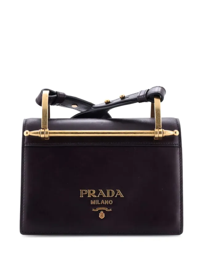 Prada Pre-Owned Prada ビンテージ ピオニエール シティ カーフスキン ミニショルダーバッグ パープルの商品画像
