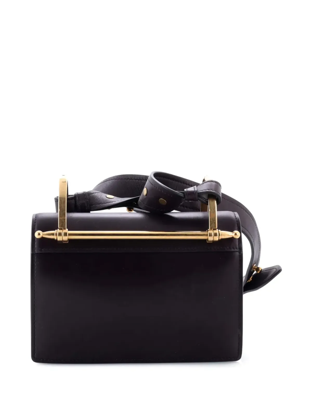 Prada ビンテージ ピオニエール シティ カーフスキン ミニショルダーバッグ パープル - 画像2