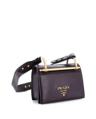 Prada ビンテージ ピオニエール シティ カーフスキン ミニショルダーバッグ パープル - サムネイル3