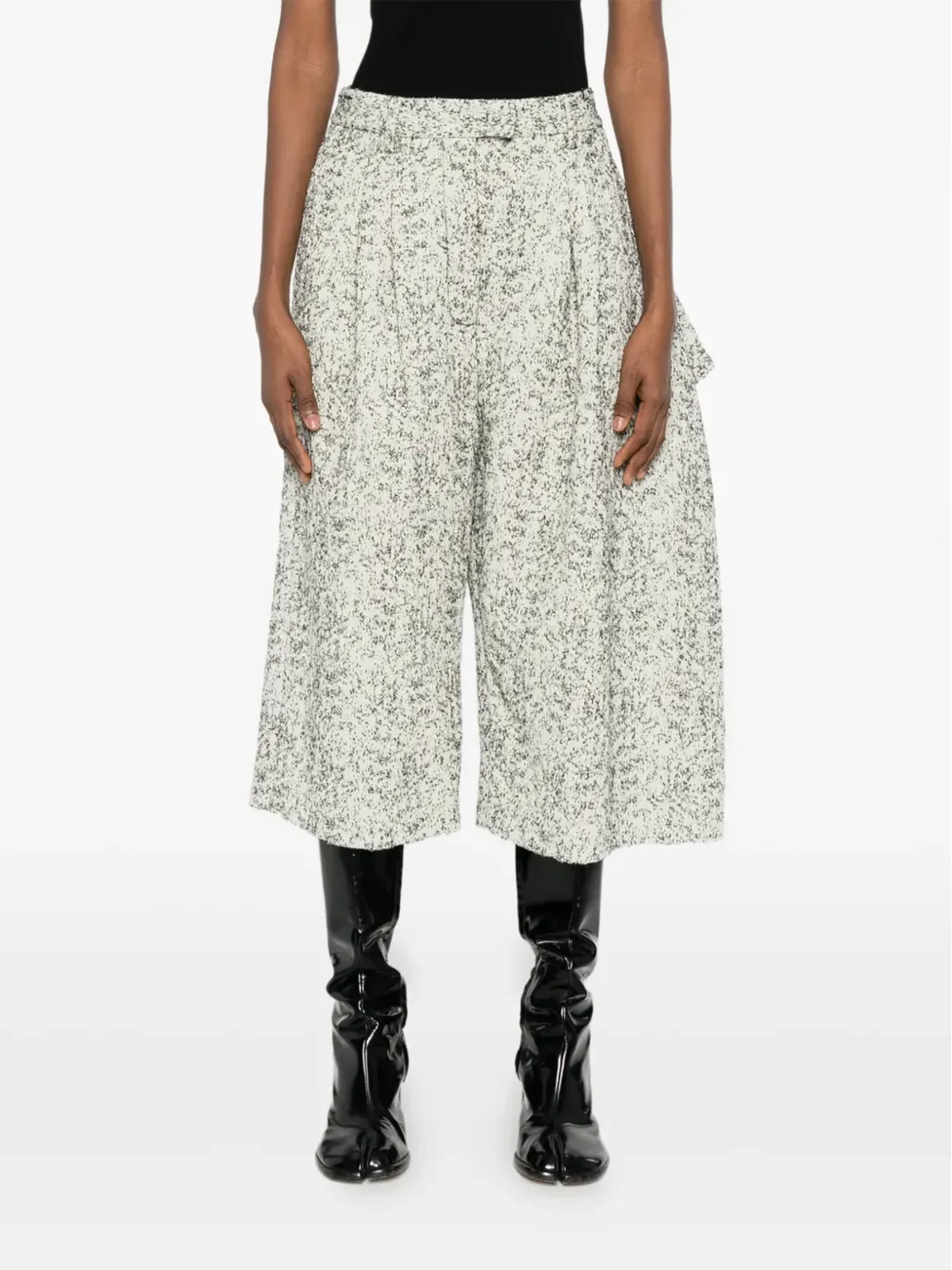 John Galliano Pre-Owned 織柄パンツ - 画像3