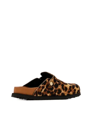 BIRKENSTOCK 1774 ボストンレオパード柄サンダル ブラウン - サムネイル3