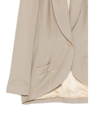 John Galliano Pre-Owned 1990年代 ショールカラー ブレザー - サムネイル3
