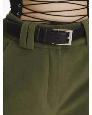 Vestiaire d'un Oiseau Libre ベルトループ付きクロップドパンツ - サムネイル5