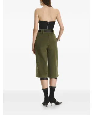 Vestiaire d'un Oiseau Libre ベルトループ付きクロップドパンツ - サムネイル4