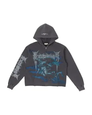 BLDG4 Serphim グラフィックプリント入りフーディ - サムネイル1