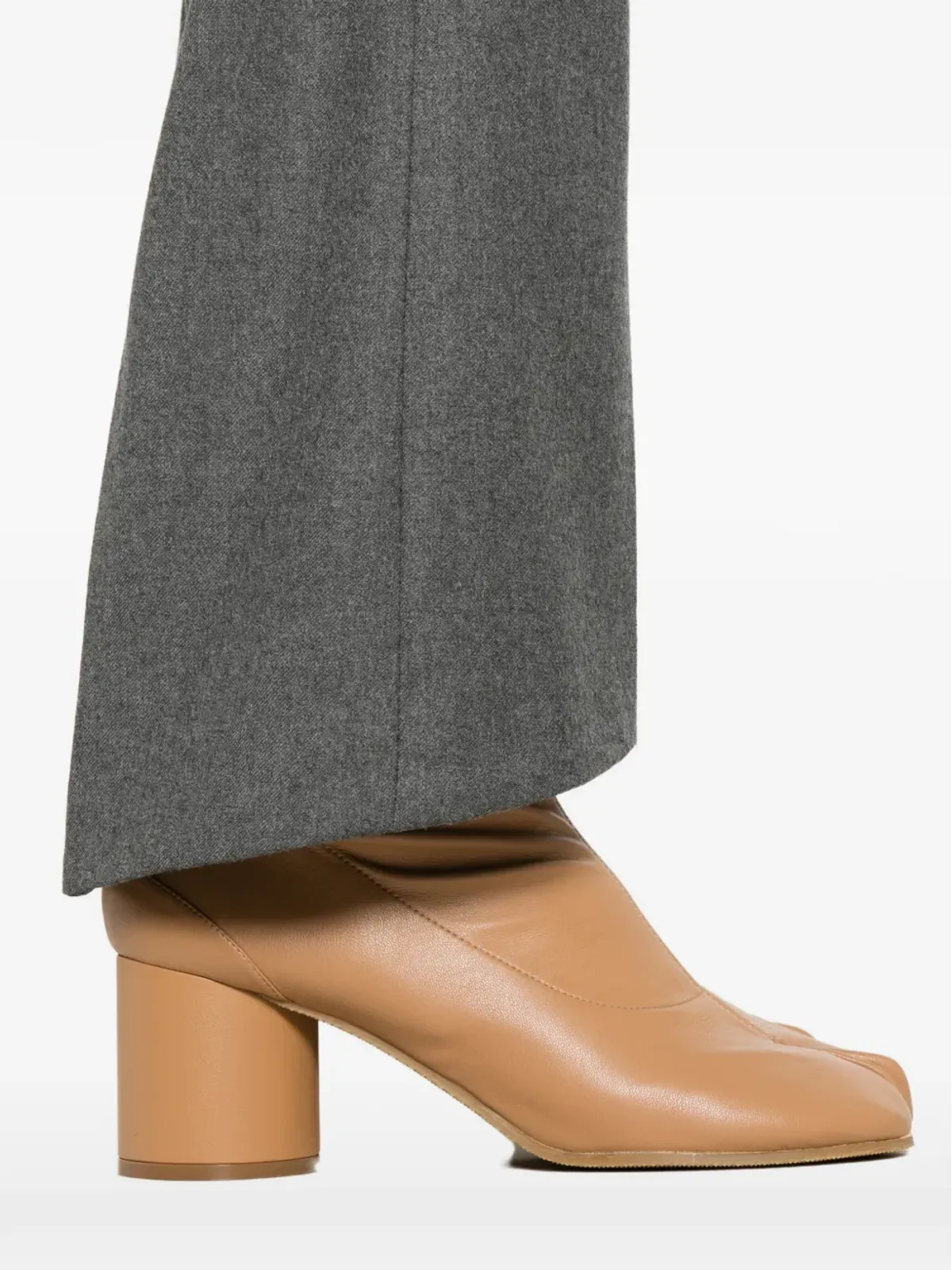 John Galliano Pre-Owned ジップファスナー付きテーラードパンツ - グレー - 画像5