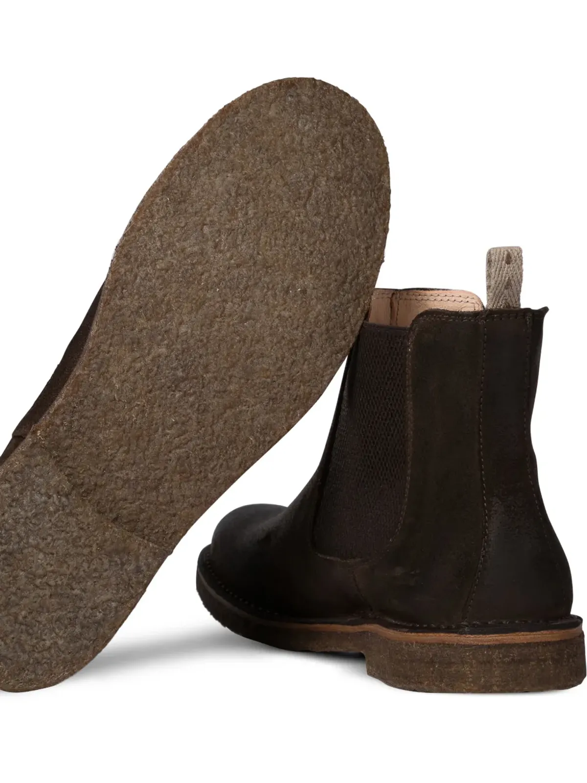 Astorflex エラスティック付きレザー チェルシーブーツ - 画像5