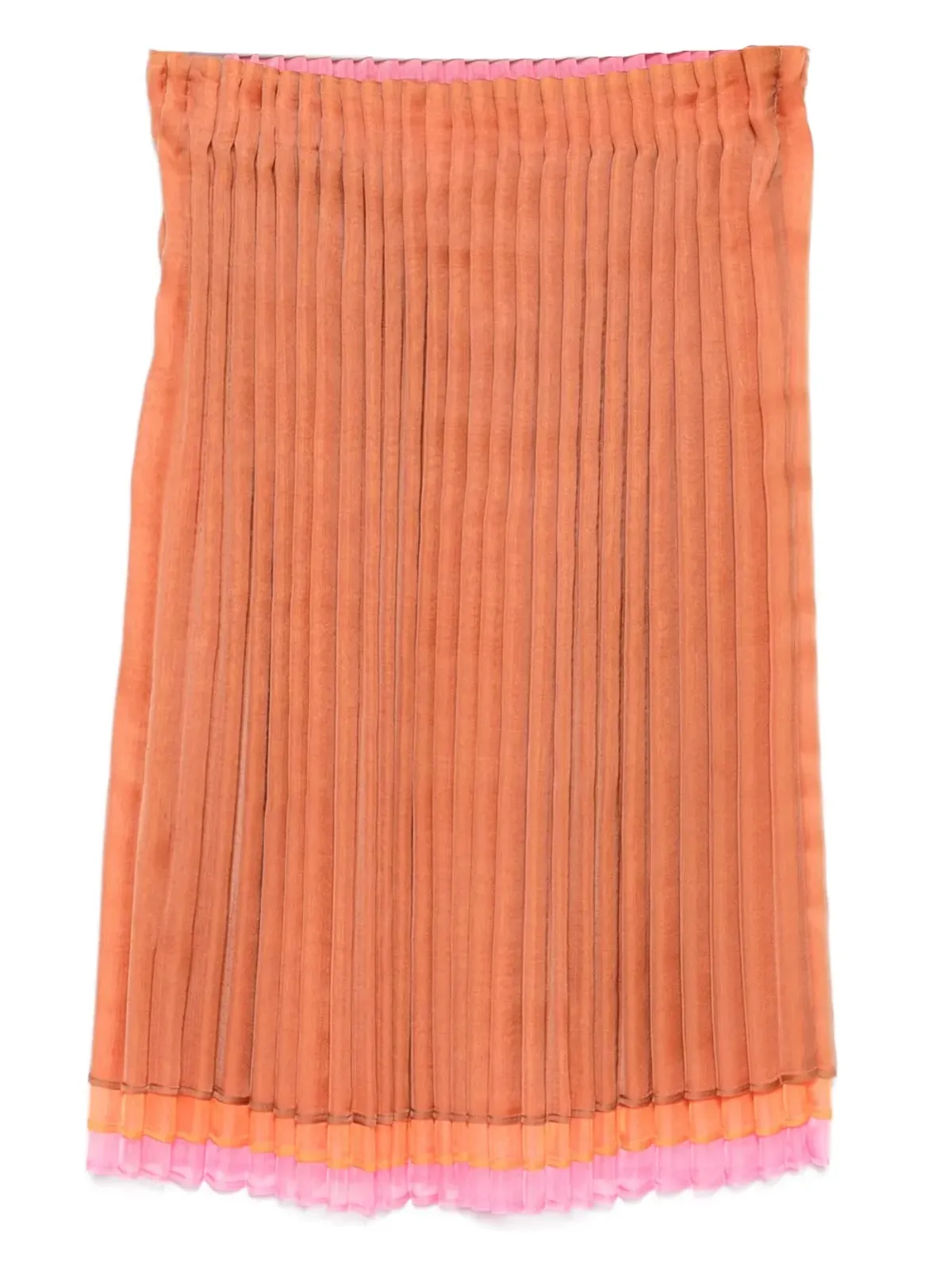 Issey Miyake Pre-Owned 三層プリーツスカート - 画像2