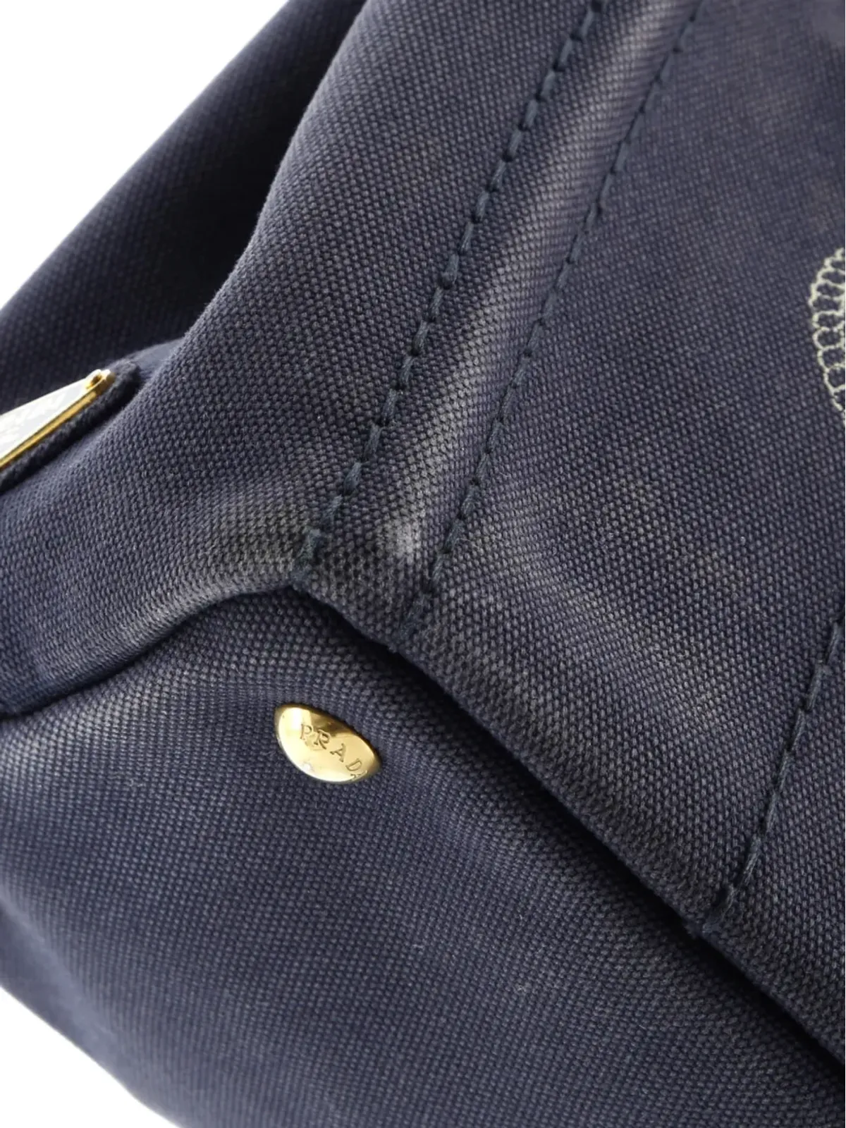 Prada ビンテージ カナパデニム ミニ トートバッグ - ブルー - 画像5