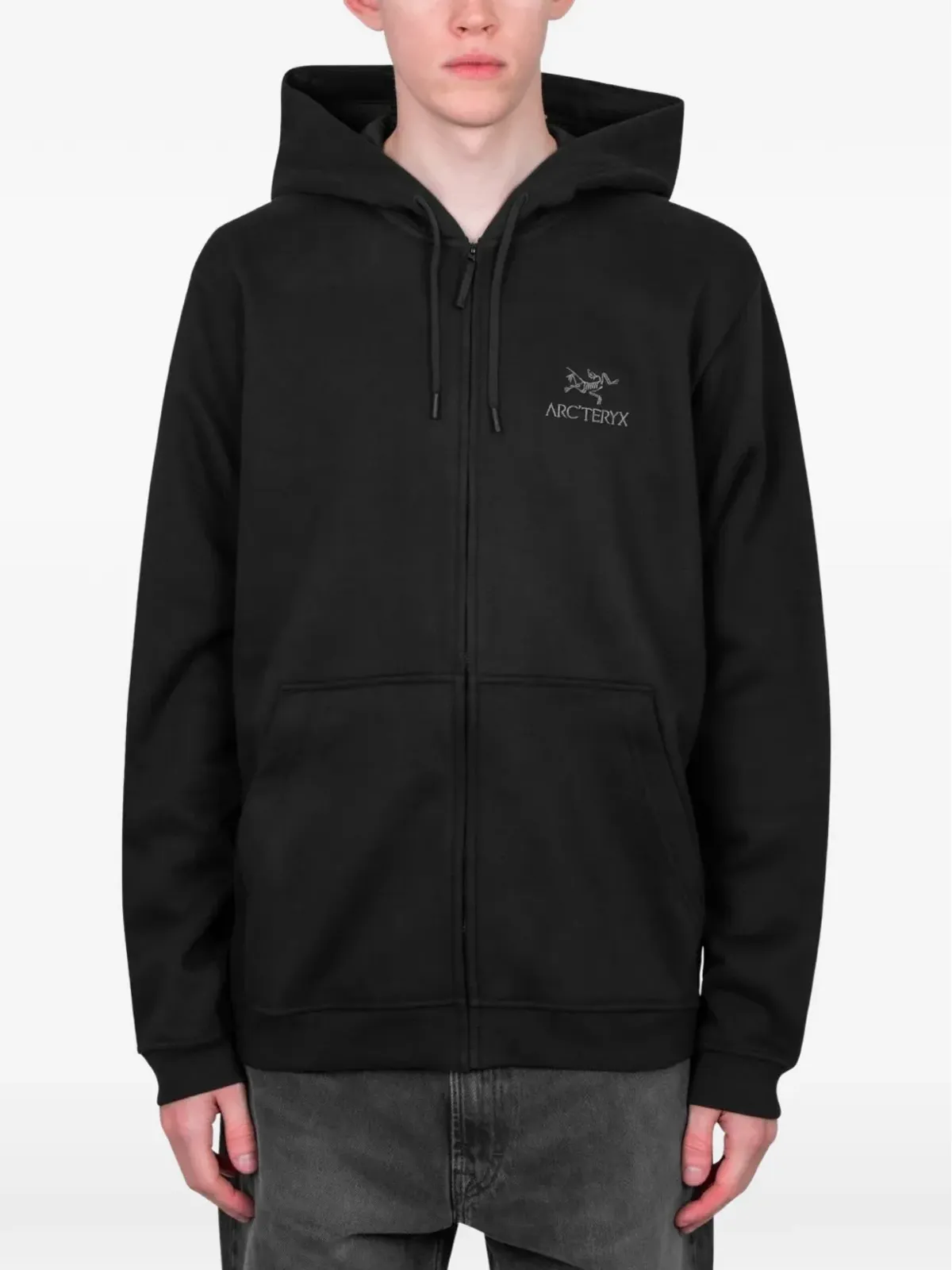 Arc'teryx ロゴ刺繍ジップアップフーディー - 画像1