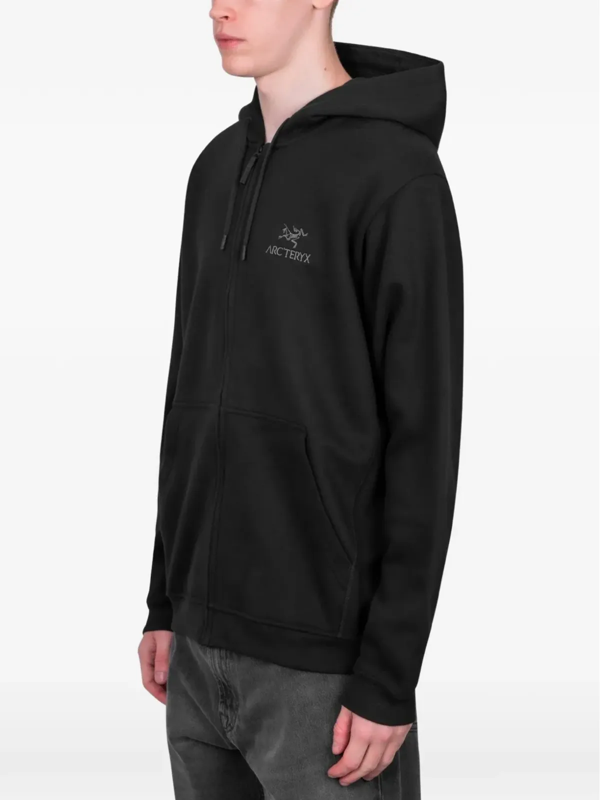 Arc'teryx ロゴ刺繍ジップアップフーディー - 画像2