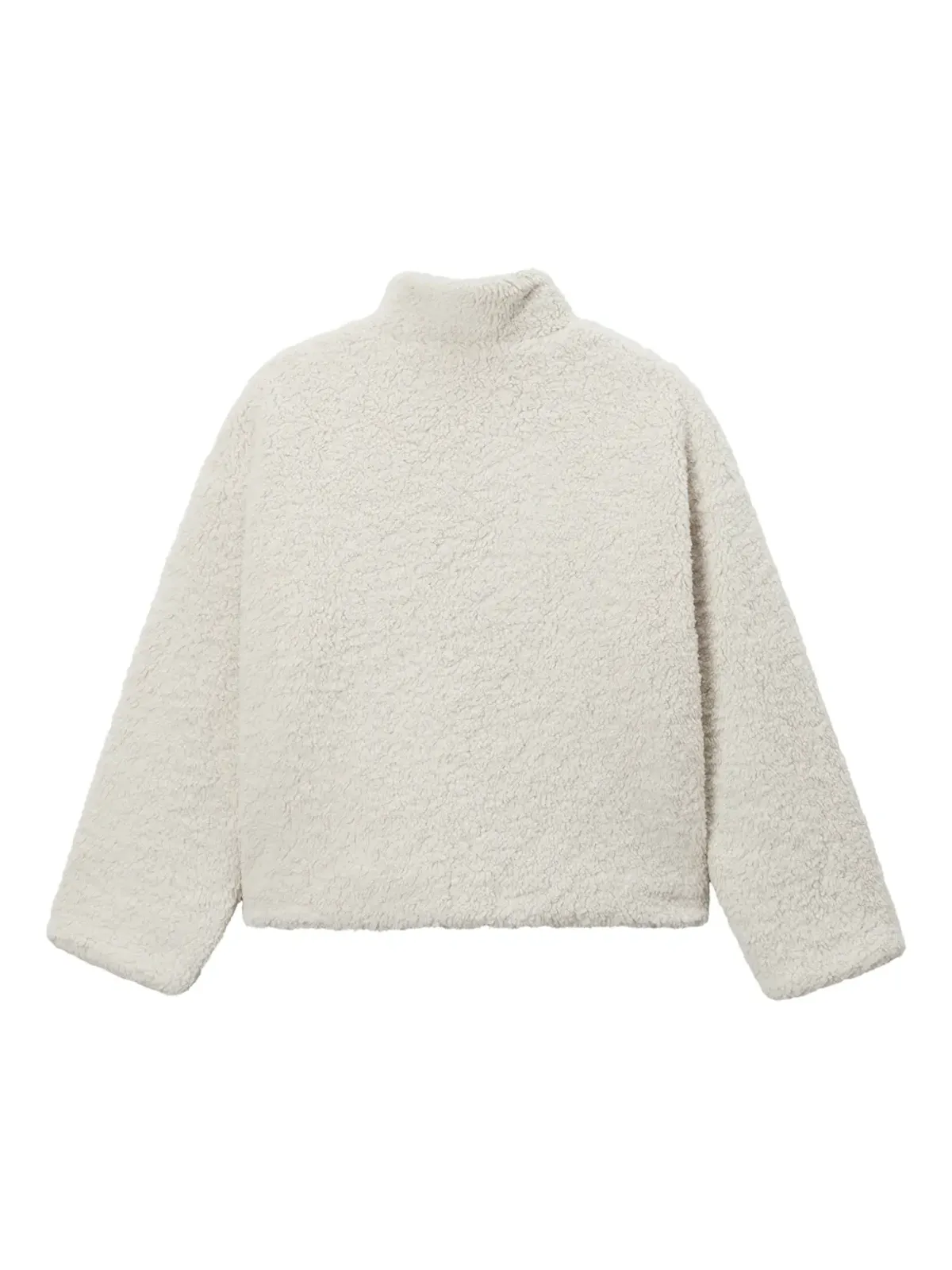 Mini Cream タートルネックジップジャケット - ホワイト - 画像2