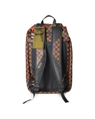 Sprayground チェッカーボードシャークバックパック - ブラウン - サムネイル2