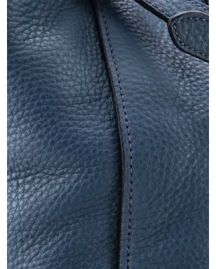Prada ビンテージ フロントポケット ウィング コンバーチブル ヴィテロ ダイノ トートバッグ - ブルー - サムネイル5