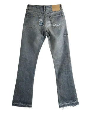 Enfants Riches Déprimés ロゴパッチ distressed デニムジーンズ - ブルー - サムネイル5