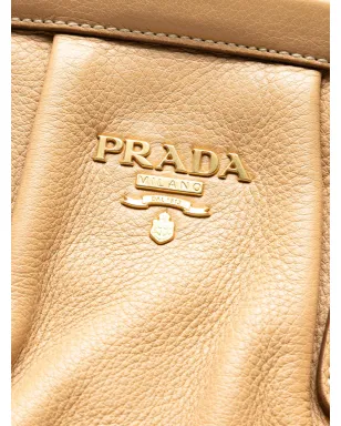 Prada ビンテージ 2000-2013 Cervo Antik Frame ハンドバッグ - ブラウン - サムネイル5