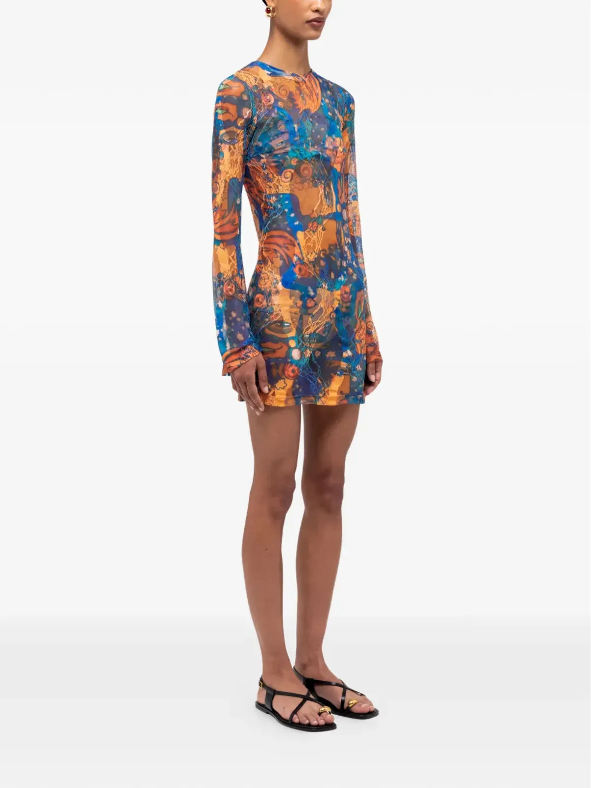 Donde Esteban エル・ベソ メッシュミニドレス - 画像3