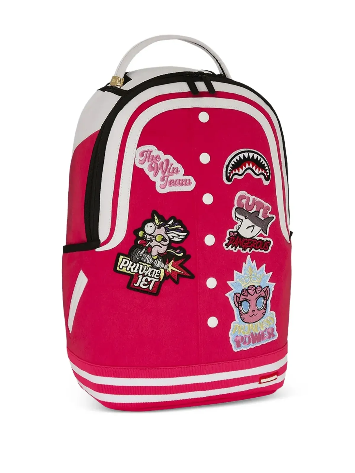 Sprayground Varsity DLX アップリケ付きバックパック - 画像3