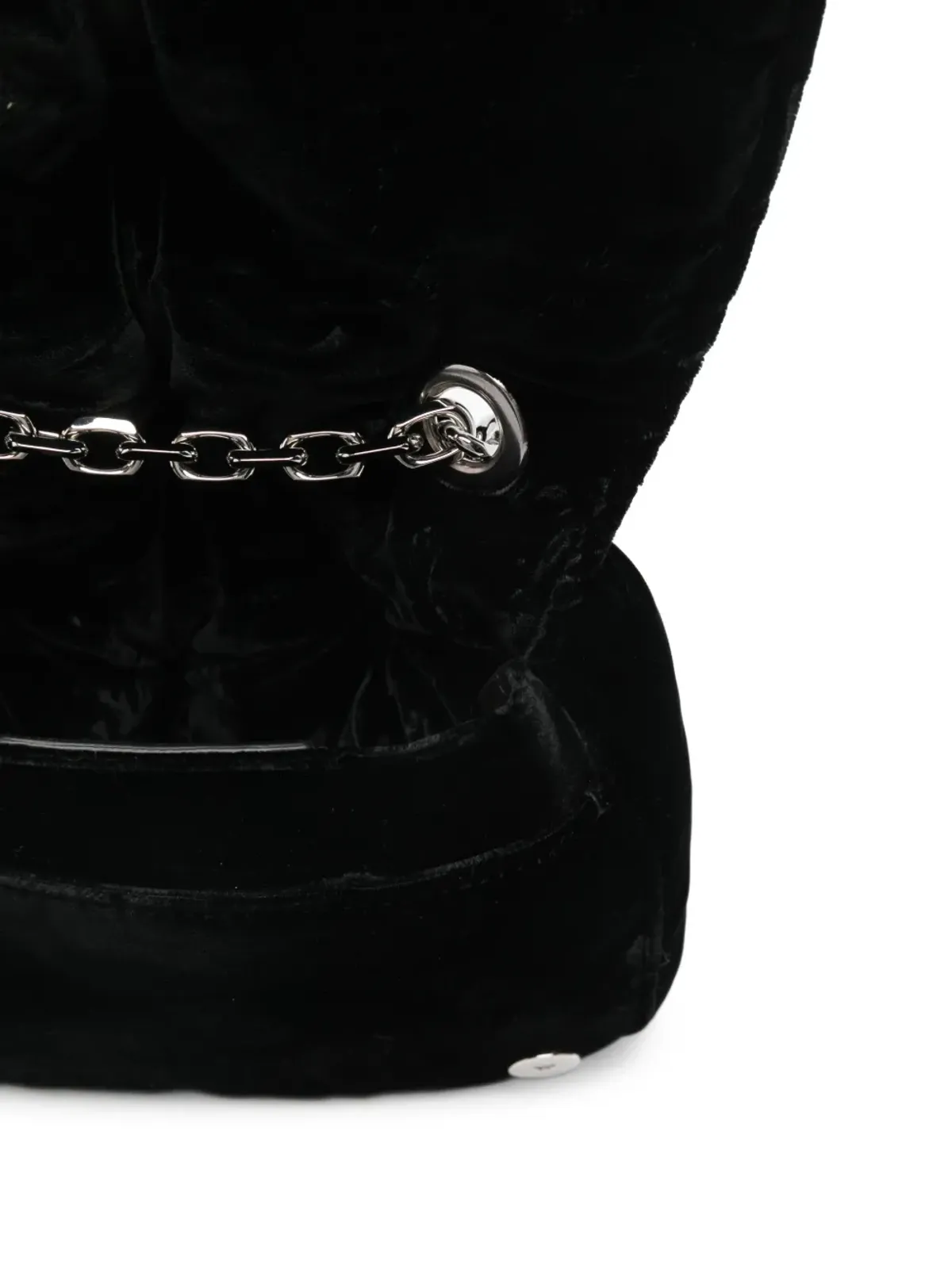 Maison Martin Margiela ビンテージ フラップ グラム スラム ショルダーバッグ ブラック - 画像4